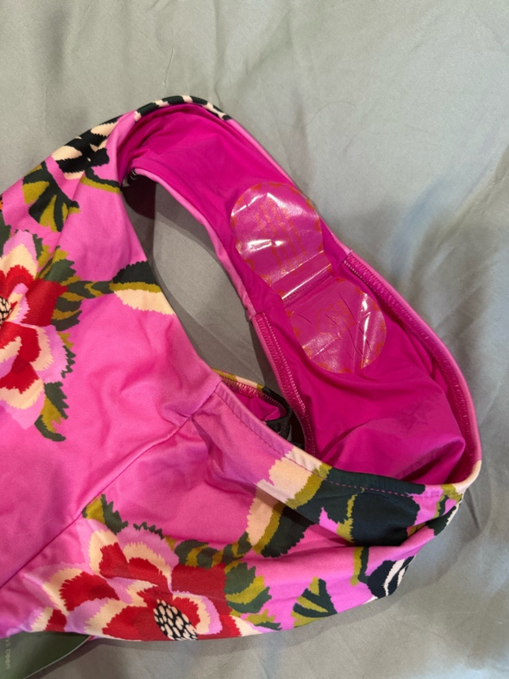 FARM Rio Pink Tropical Floral One-Piece Swimsuit - Picture 3 of 4